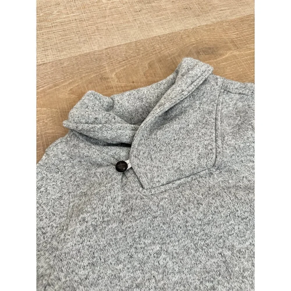 Oshkosh Bgosh Kids Gray Pullover Sweater With Button Neck Size 10/12
